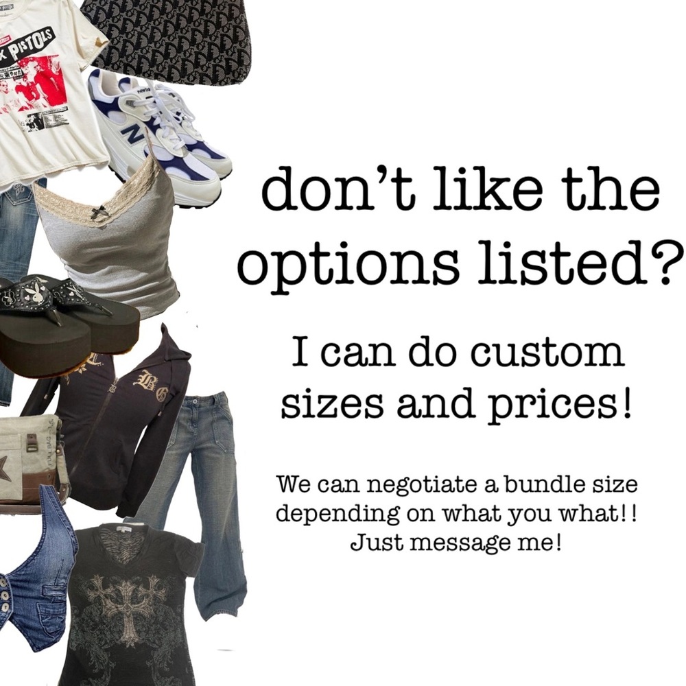 🌸custom bundle sizing and prices🌸